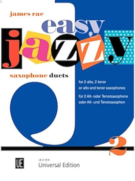 Illustration de Easy Jazzy saxophone duets (AA ou TT ou AT)