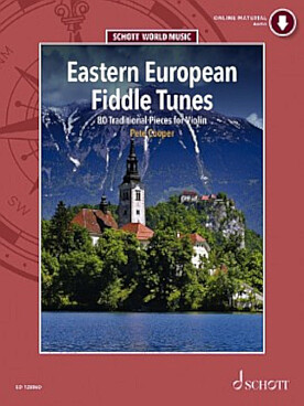 Illustration de EASTERN EUROPEAN FIDDLE TUNES : 80 airs traditionnels de Pologne, d'Ukraine, de Hongrie, de Roumanie, des Balkans et de la tradition klezmer