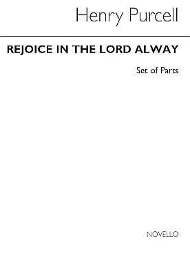 Illustration de Rejoice in the Lord alway pour cordes, solistes (ATB) et chæur mixte - Parties cordes