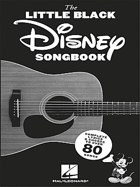 Illustration de The LITTLE BLACK SONGBOOK (paroles et accords) - Disney