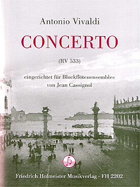 Illustration vivaldi concerto rv 533