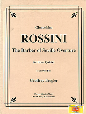 Illustration rossini the barber of seville, overture