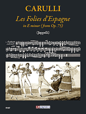 Illustration carulli folies d'espagne (les) op. 75
