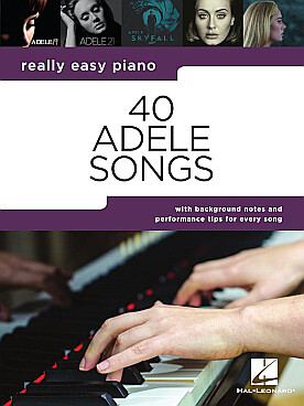 Illustration de REALLY EASY PIANO - Adèle : 40 chansons