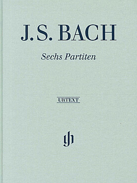 Illustration de Partitas (éd. intégrale Henle) - N° 1 à 6 BWV 825-830, reliure lin