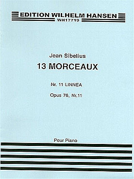 Illustration de 13 Pièces op. 76 - N°11 : Linnaea
