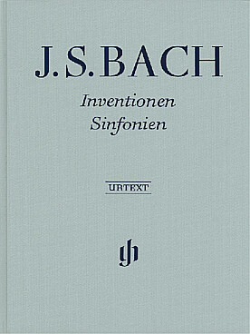 Illustration de Inventions à 2 et 3 voix BWV 772-801 - éd. Henle, relié
