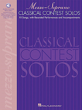 Illustration de CLASSICAL CONTEST SOLOS - Mezzo-soprano