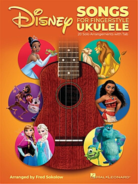 Illustration disney songs for fingerstyle ukulele