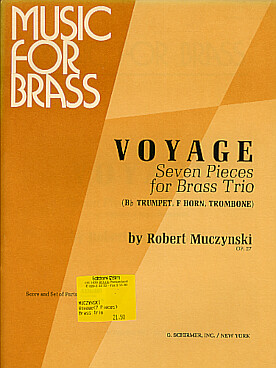 Illustration muczynski voyage 7 pieces for brass trio