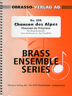 Illustration de Chanson des Alpes, chanson du Treyvaux pour ensemble de cuivres