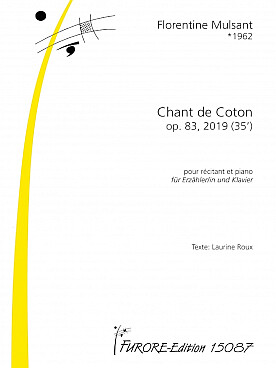 Illustration de Chant de coton op. 83 pour récitant et piano