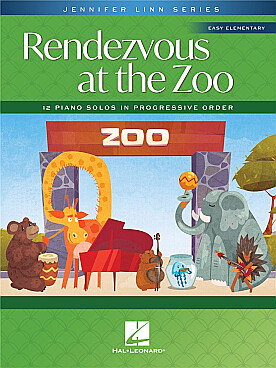 Illustration de Rendezvous at the zoo : 12 piano solos in progressive order
