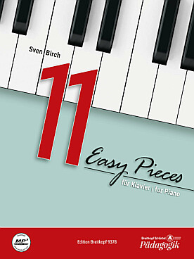 Illustration de Eleven easy pieces for piano