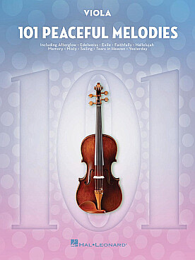 Illustration de 101 PEACEFUL MELODIES