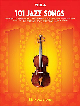 Illustration de 101 JAZZ SONGS for viola