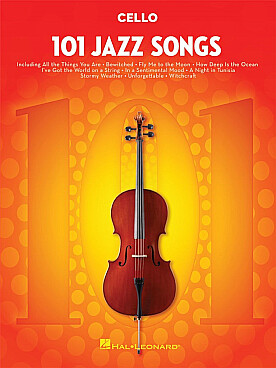 Illustration de 101 JAZZ SONGS for cello
