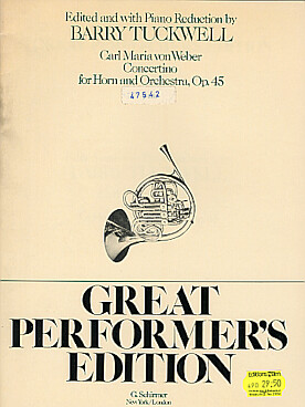 Illustration de Concertino op. 45    