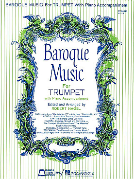 Illustration baroque music for trumpet