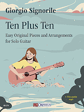 Illustration de Ten plus ten, easy original pieces and arrangements for solo guitar