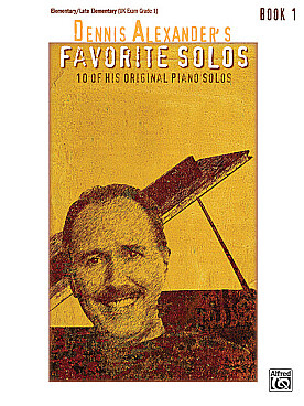 Illustration de Favorite solos - Book 1, 10 of his original piano solos