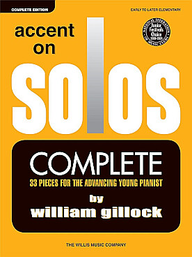 Illustration de Accent on - Solos complete, 33 pieces for the advancing young pianist