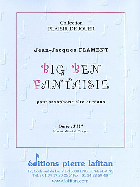 Illustration de Big Ben fantaisie pour saxophone alto et piano