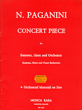Illustration paganini concert piece