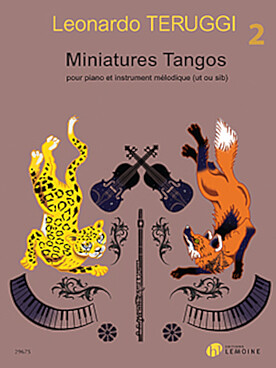 Illustration de Miniatures tangos pour piano et instrument mélodique (ut ou si b) - Vol. 2