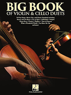 Illustration de BIG BOOK OF VIOLIN & CELLO DUETS