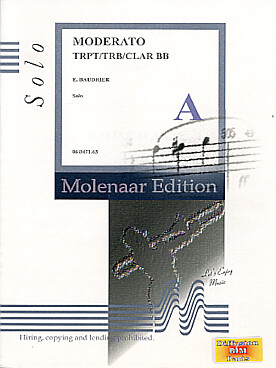 Illustration de Moderato pour trompette, trombone et clarinette