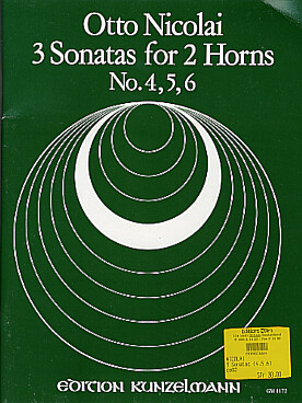 Illustration de Sonates N° 4, 5 et 6