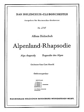 Illustration holzschuh alpenland-rhapsodie conducteur