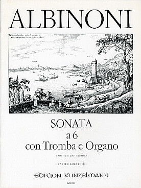 Illustration de Sonata a 6 pour trompette, 2 violons, 2 altos et basse continue
