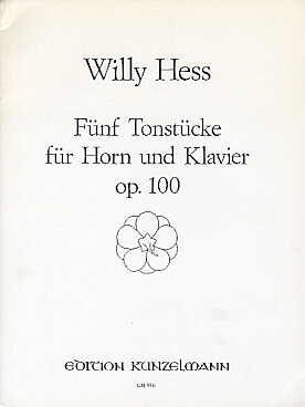 Illustration de 5 Tonstücke op. 100    