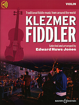 Illustration de The KLEZMER FIDDLER, 16 morceaux arr. Huws Jones, avec 2e partie de violon facile ad lib. et accès audio - version sans accompagnement piano