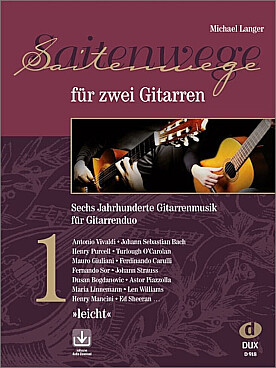 Illustration de SAITENWEGE für zwei Gitarren : 6 siècles de musique de tous styles - Vol. 1 (niveau facile)