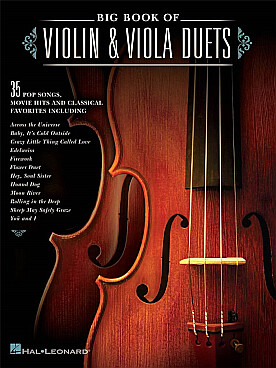 Illustration de BIG BOOK OF VIOLIN & VIOLA DUETS