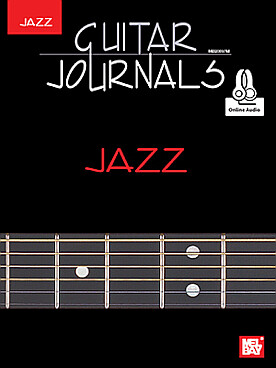 Illustration guitar journals jazz