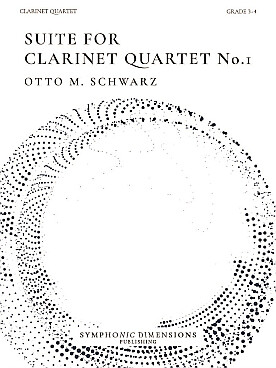 Illustration de Suite for clarinet quartet N° 1