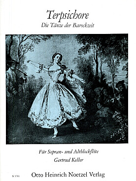 Illustration terpsichore, die tanze der barokzeit