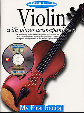 Illustration my first recital for violin