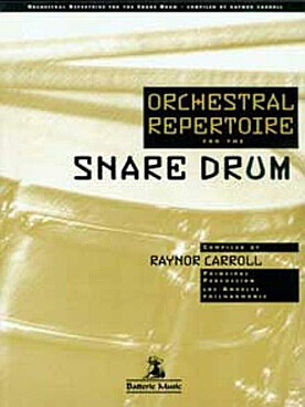 Illustration de ORCHESTRAL REPERTOIRE FOR SNARE DRUM