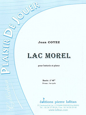 Illustration de Lac Morel pour batterie et piano
