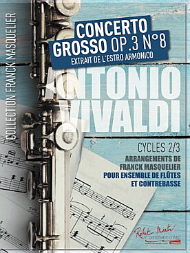 Illustration de Concerto grosso op. 3/8 pour ensemble de flûtes et contrebasse