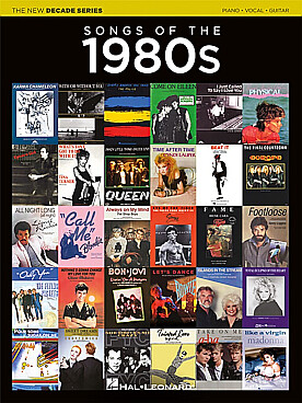 Illustration new decades series songs of the 1980's