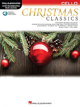 Illustration christmas classics for cello