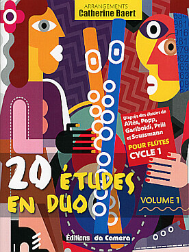Illustration de 20 Études en duo d'après les études d'Altès, Popp, Gariboldi, Prill et Soussmann (1er cycle)