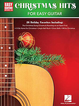Illustration christmas hits for easy guitar