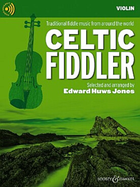 Illustration de The CELTIC FIDDLER, 30 morceaux arr. Huws Jones, avec 2e partie de violon facile ad lib. et accès audio - version sans accompagnement piano